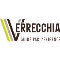 Logo couleur promoteur immobilier parisien Verrechia