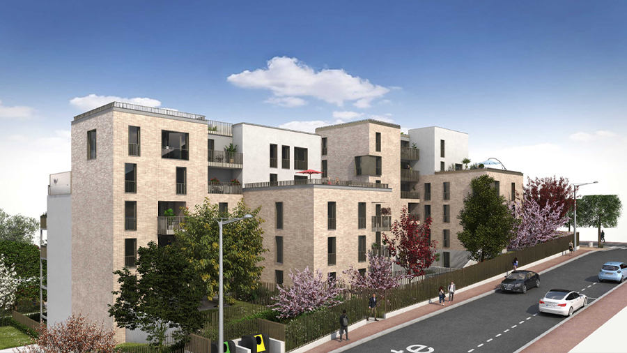 Vue-piéton-maquette-3D-programme-immobilier