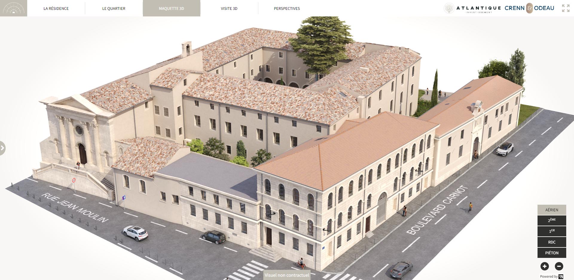 Monastère de la visitation - Atlantique Investissement - 3D Viewer - Maquette 3D