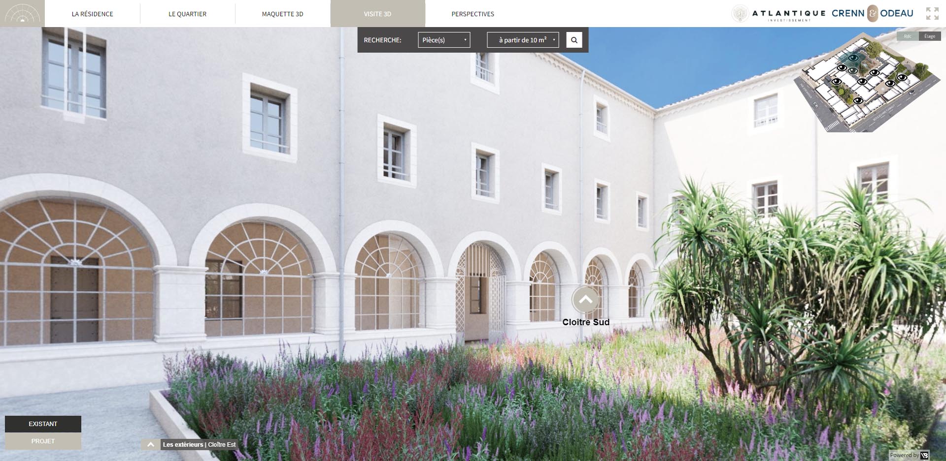 Monastère de la visitation - Atlantique Investissement - 3D Viewer - Visite virtuelle 3D