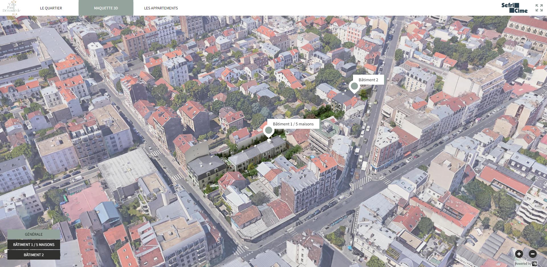 Villa Paul Déroulède - SEFRI CIME - 3D Viewer - Photolocalisation 360°