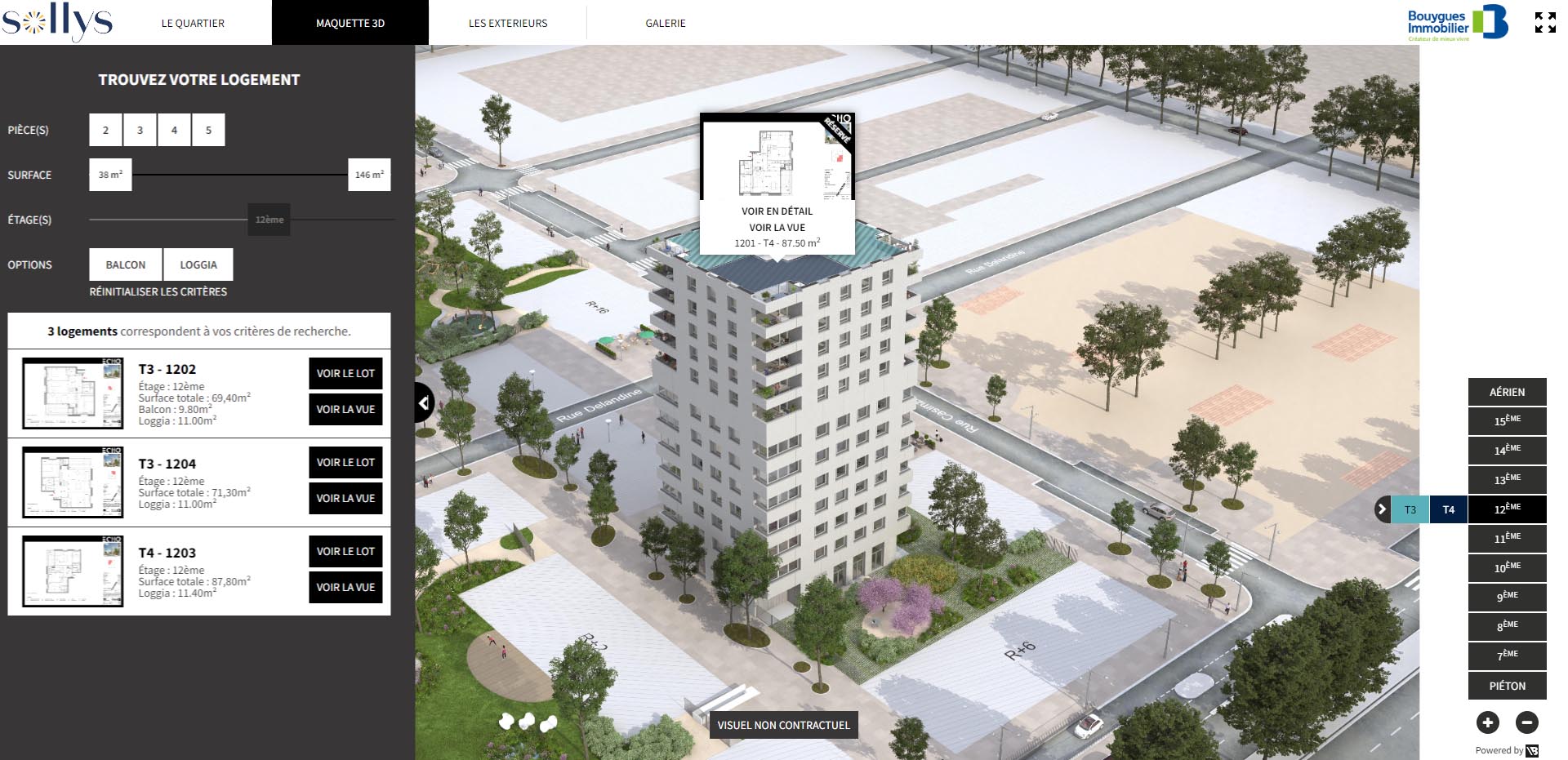 Sollys - Bouygues Immobilier - Maquette 3D