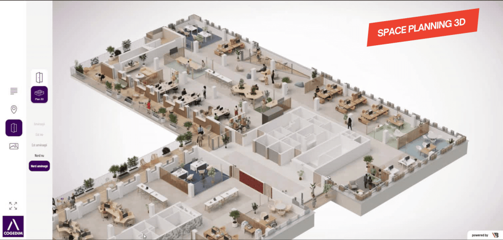 Space planning 3D : une nouvelle façon de se projeter dans les bureaux de demain