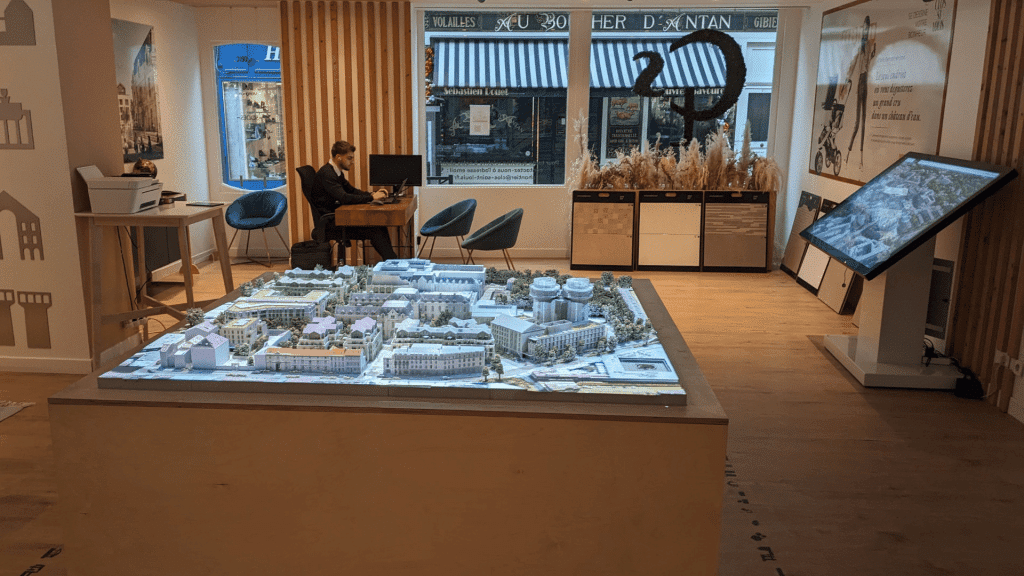 La maquette architecturale augmentée PAAM : l’innovation en bureaux de vente !
