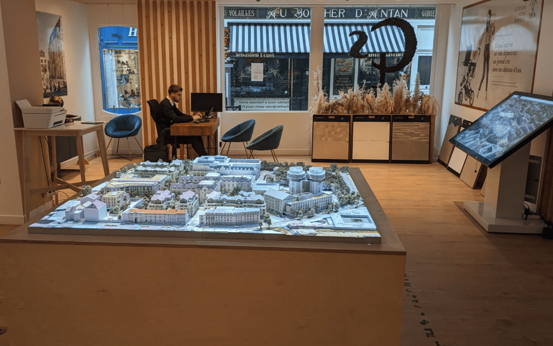 La maquette architecturale augmentée PAAM : l’innovation en bureaux de vente !
