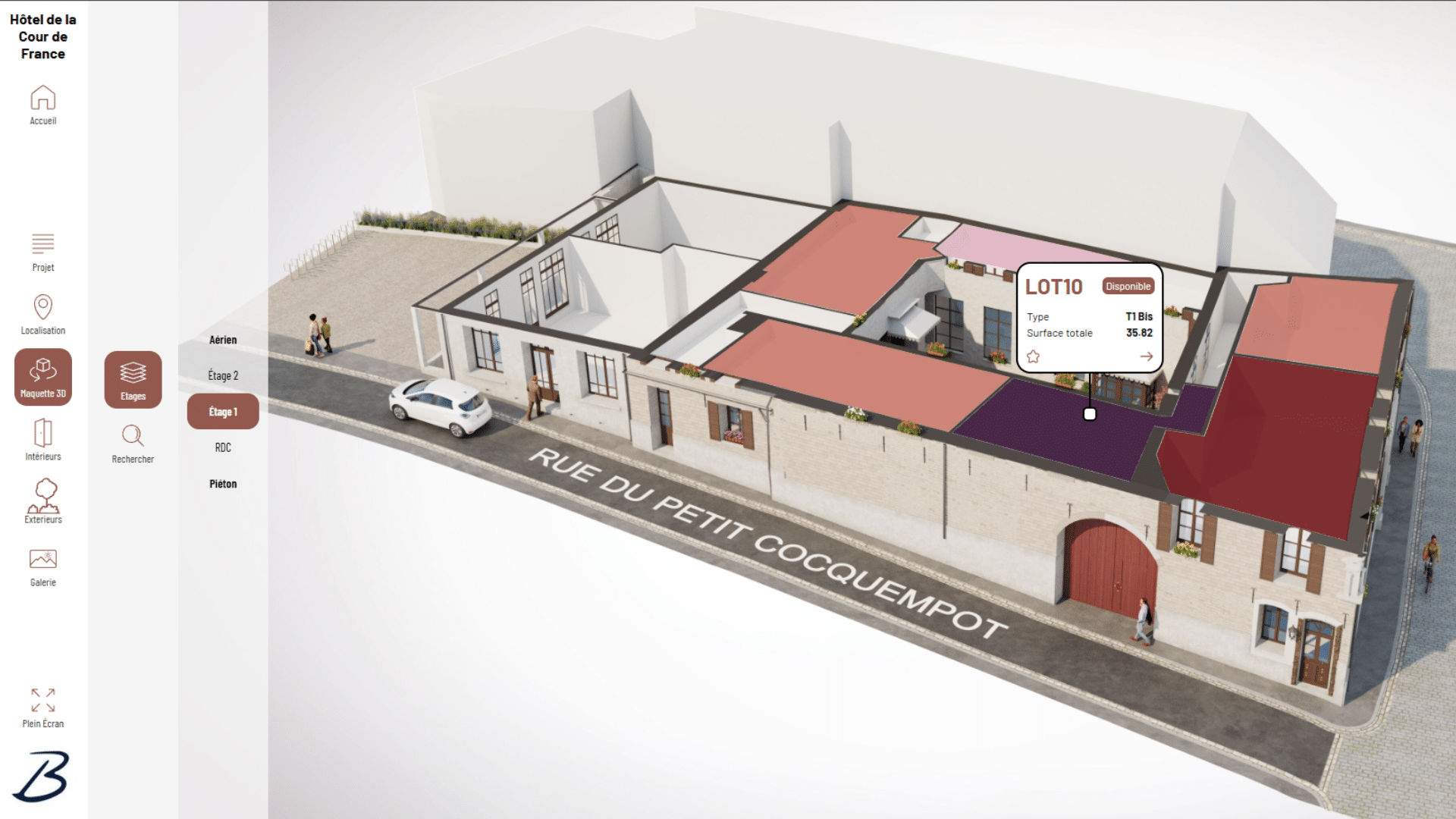 Perspective 3D promotion immobilière – projet The 8 à Lyon par VirtualBuilding