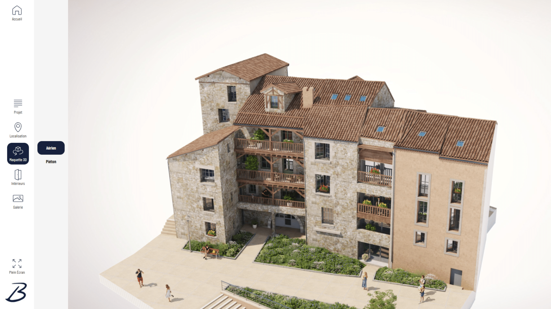 Perspective 3D promotion immobilière – projet The 8 à Lyon par VirtualBuilding