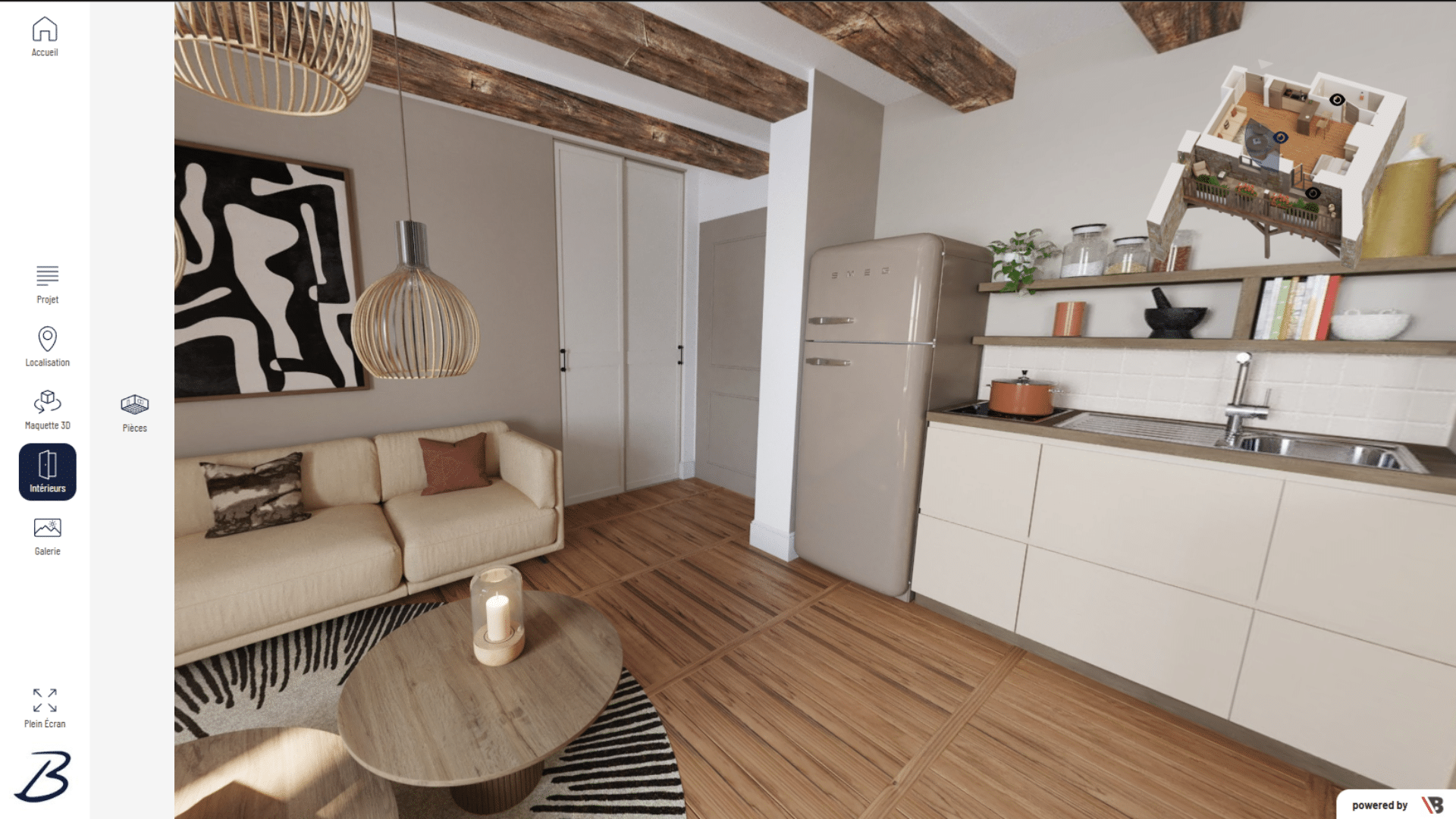 Perspective 3D promotion immobilière – projet The 8 à Lyon par VirtualBuilding