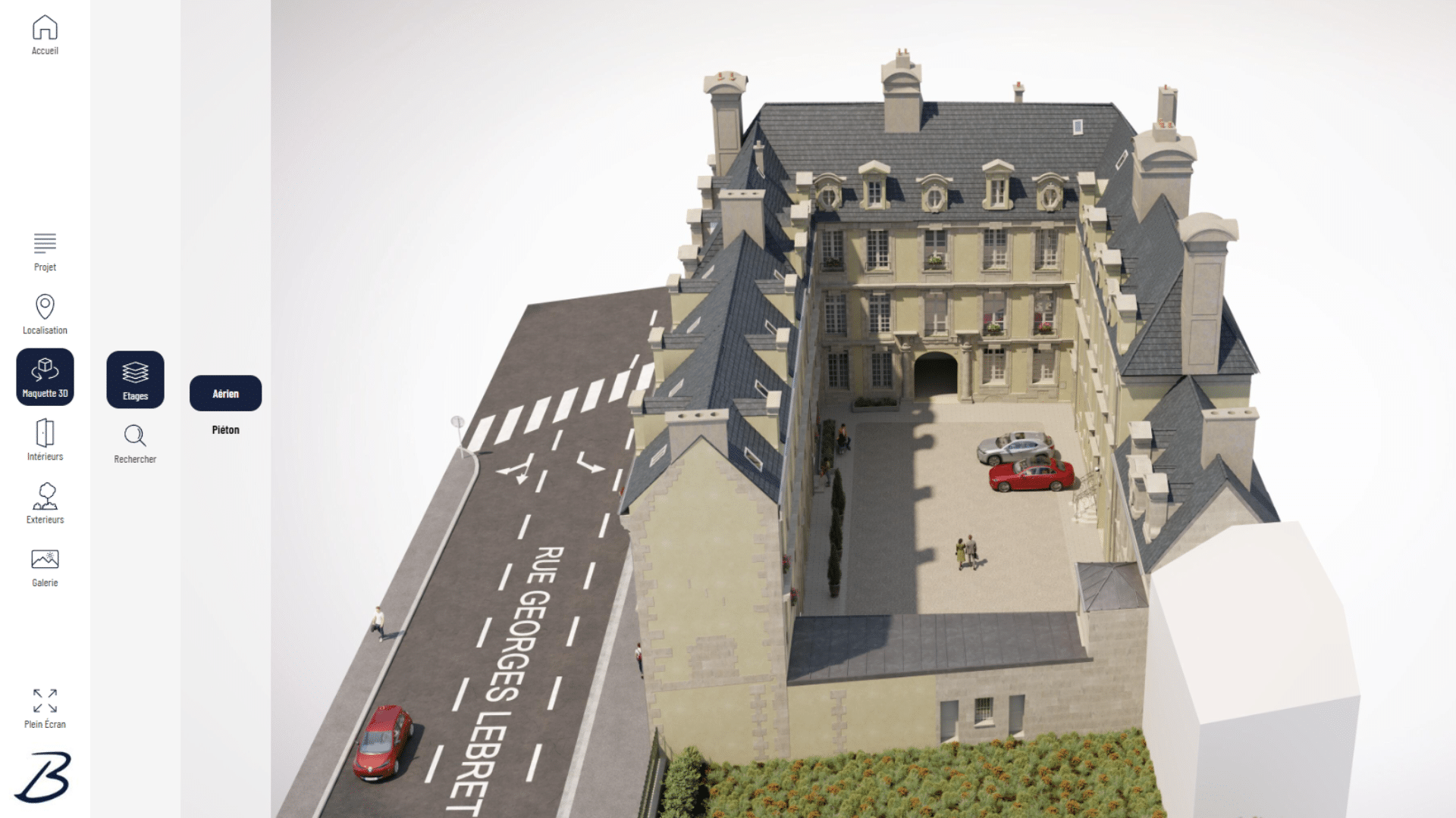 Perspective 3D promotion immobilière – projet The 8 à Lyon par VirtualBuilding