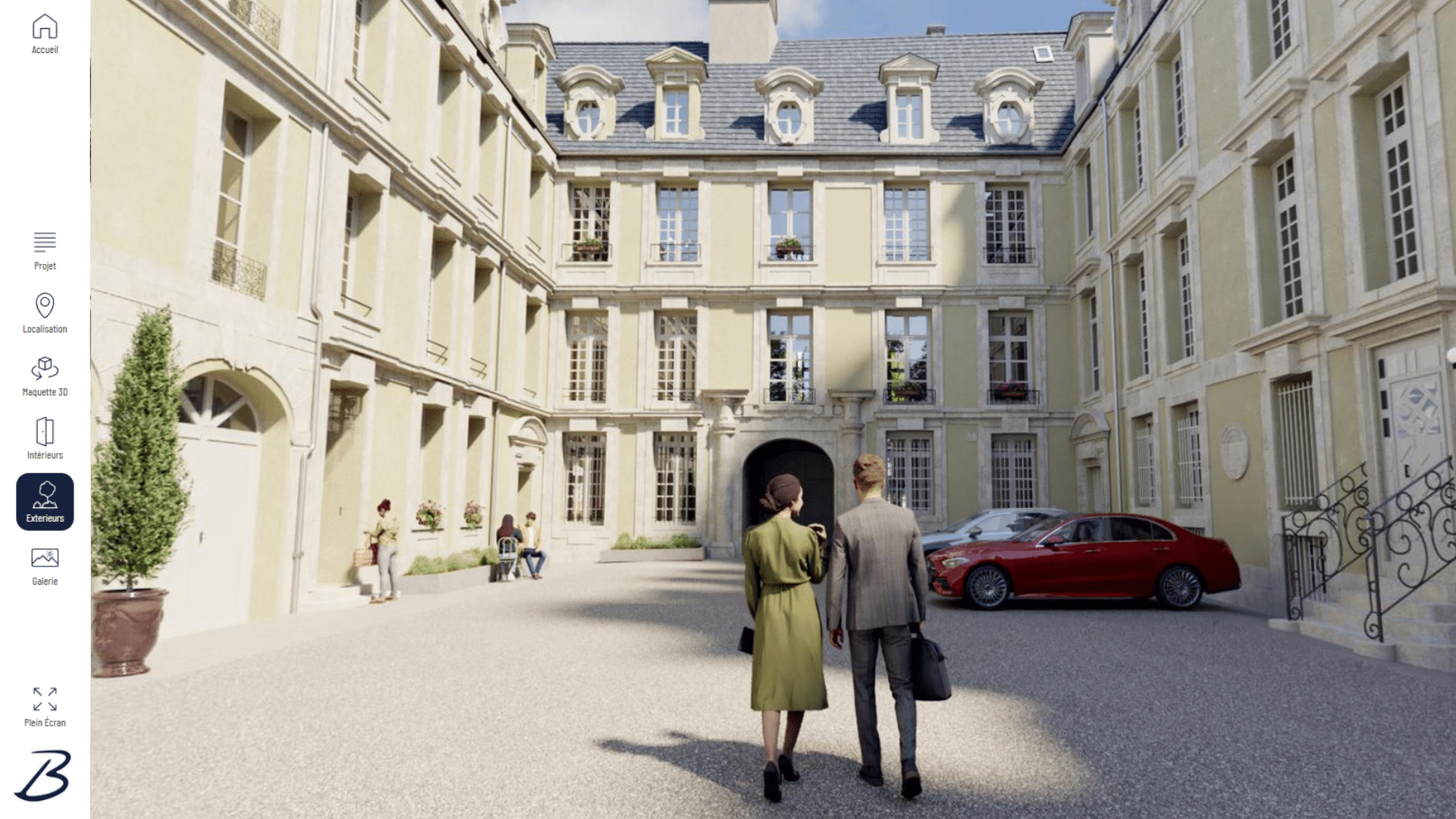 Perspective 3D promotion immobilière – projet The 8 à Lyon par VirtualBuilding