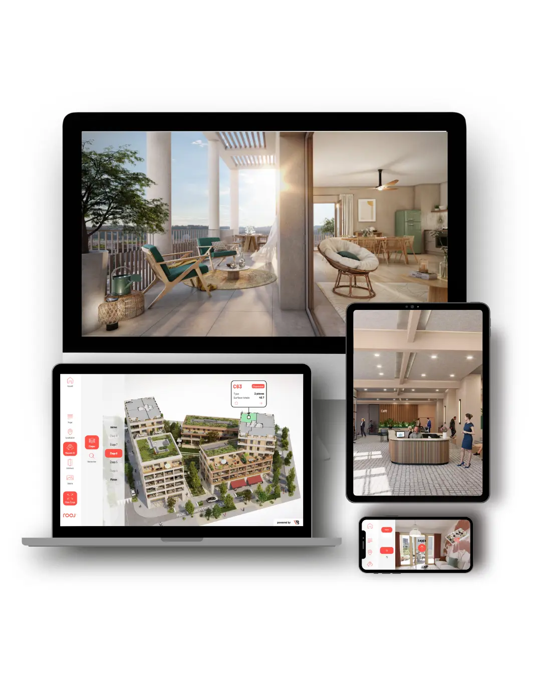 Médias 3D immobiliers VirtualBuilding