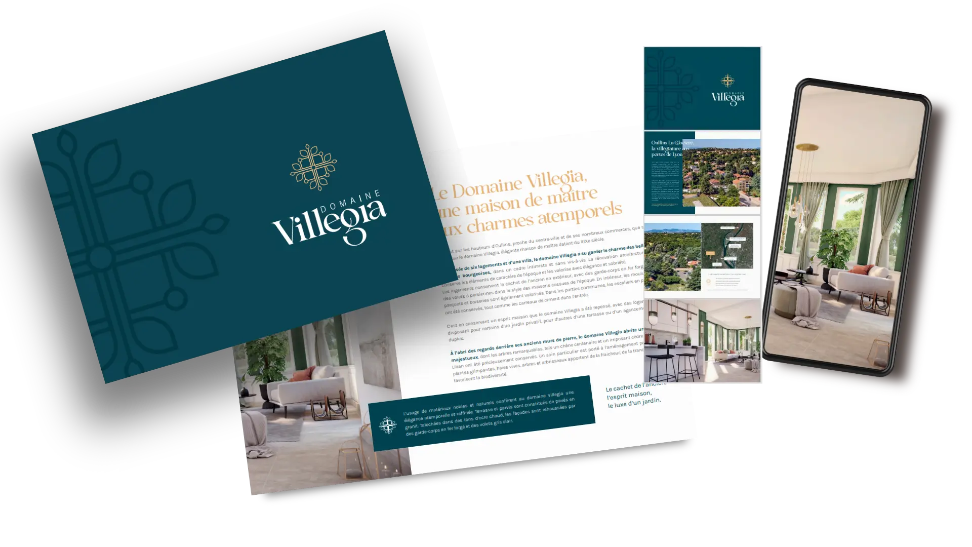 Supports print et plaquette immobilière