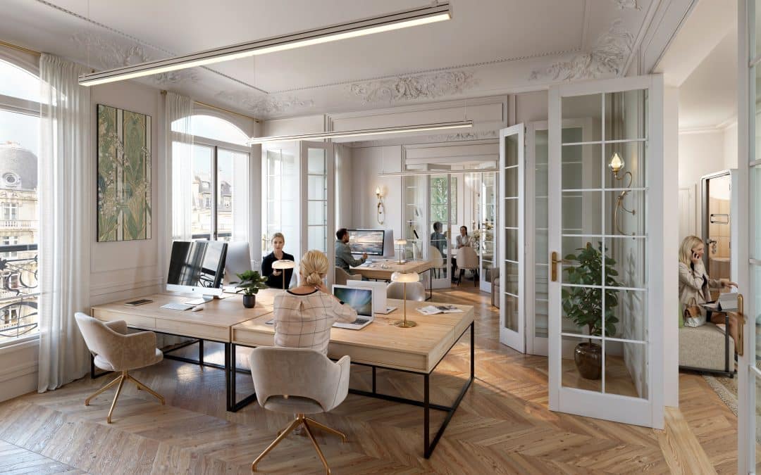 Visite virtuelle bureaux avant travaux : commercialiser tôt