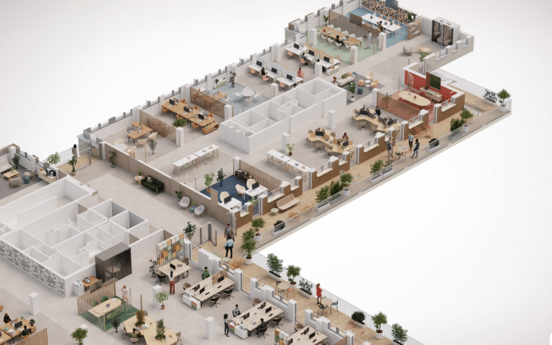 Commercialiser des bureaux vacants : comment la 3D aide un actif à se différencier ?