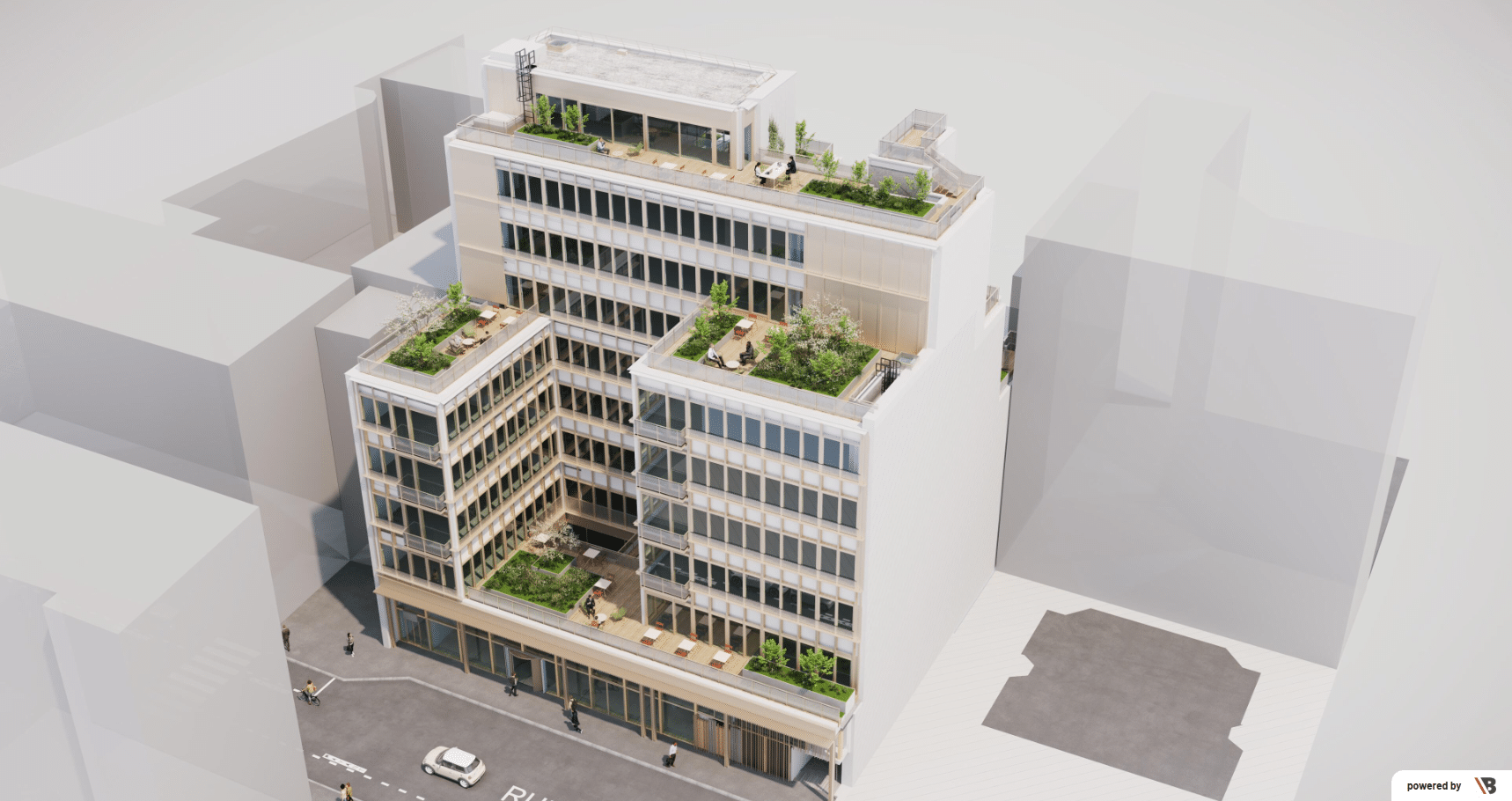 Maquette 3D pour l'immobilier tertiaire